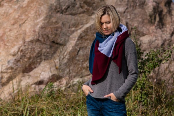 cashmere blend šalikas, galo yarns