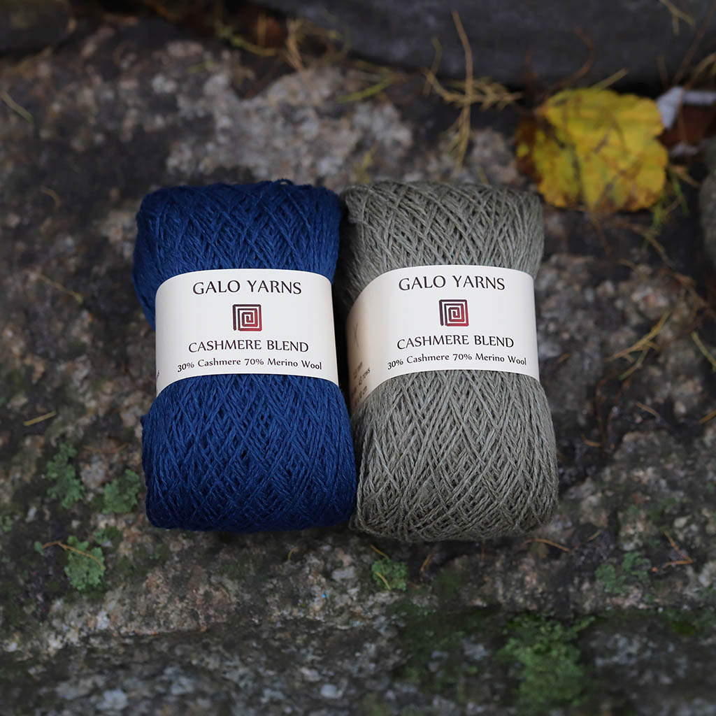 Galo Cashmere Blend Navy Blue - Image 3