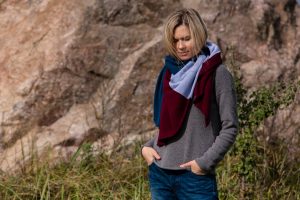 cashmere blend šalikas, galo yarns