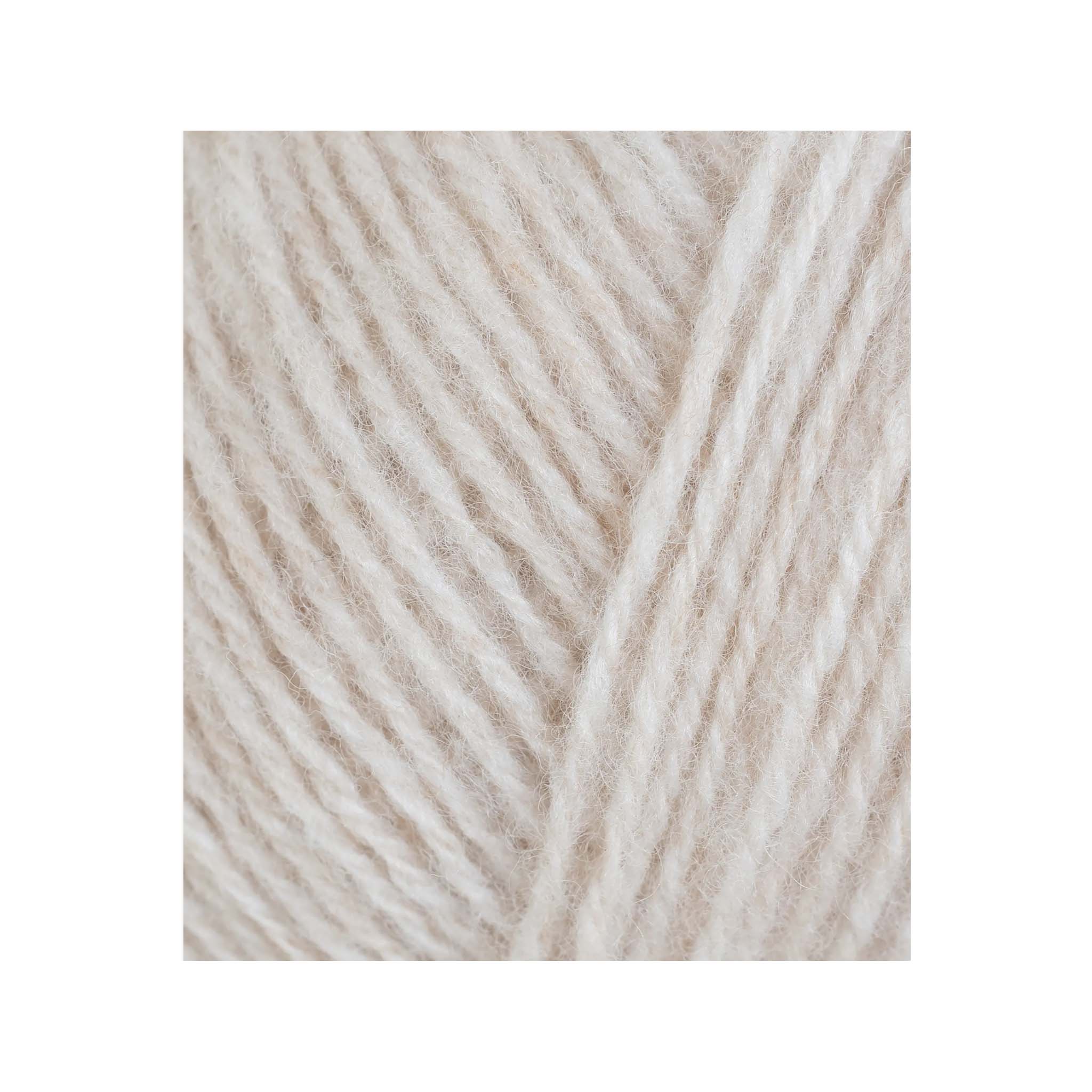Lun Merino Mandelmelk (08) mezgimo siūlai